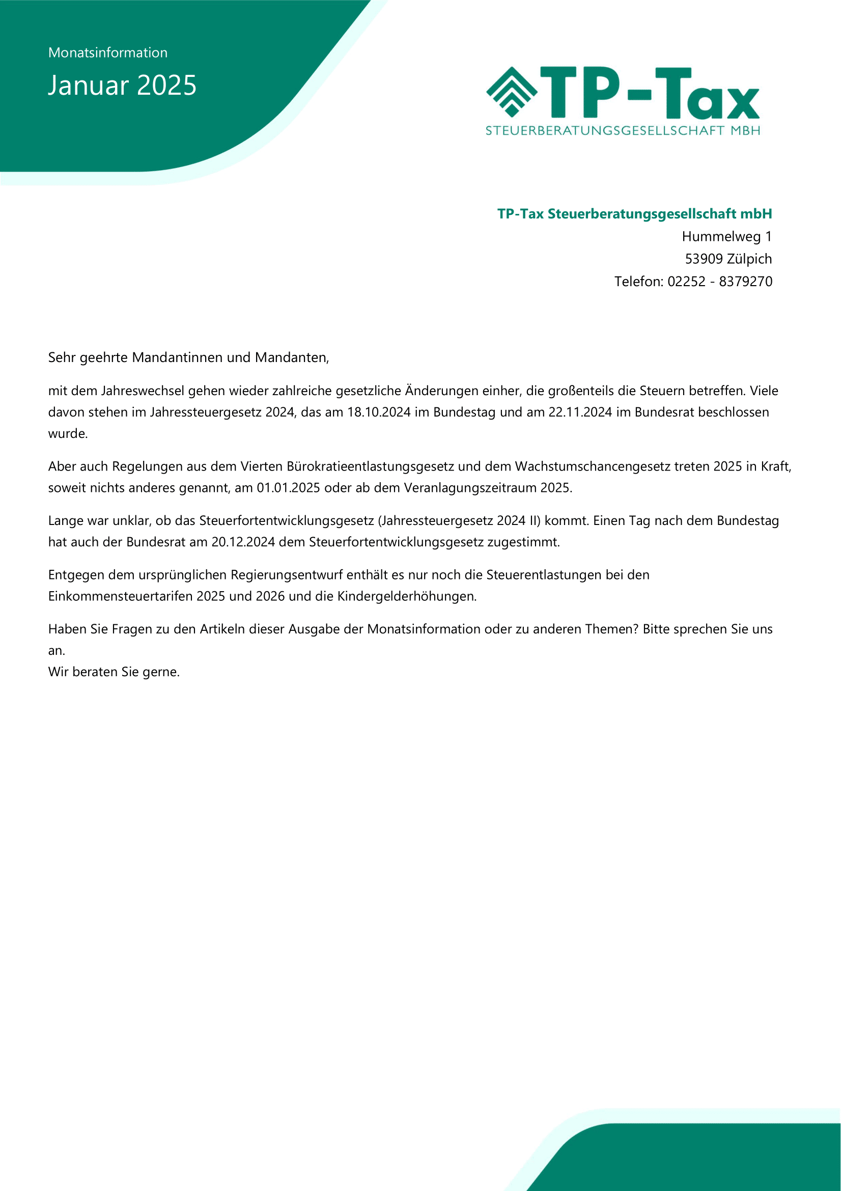 2024 Dezember Monatsinformation 1